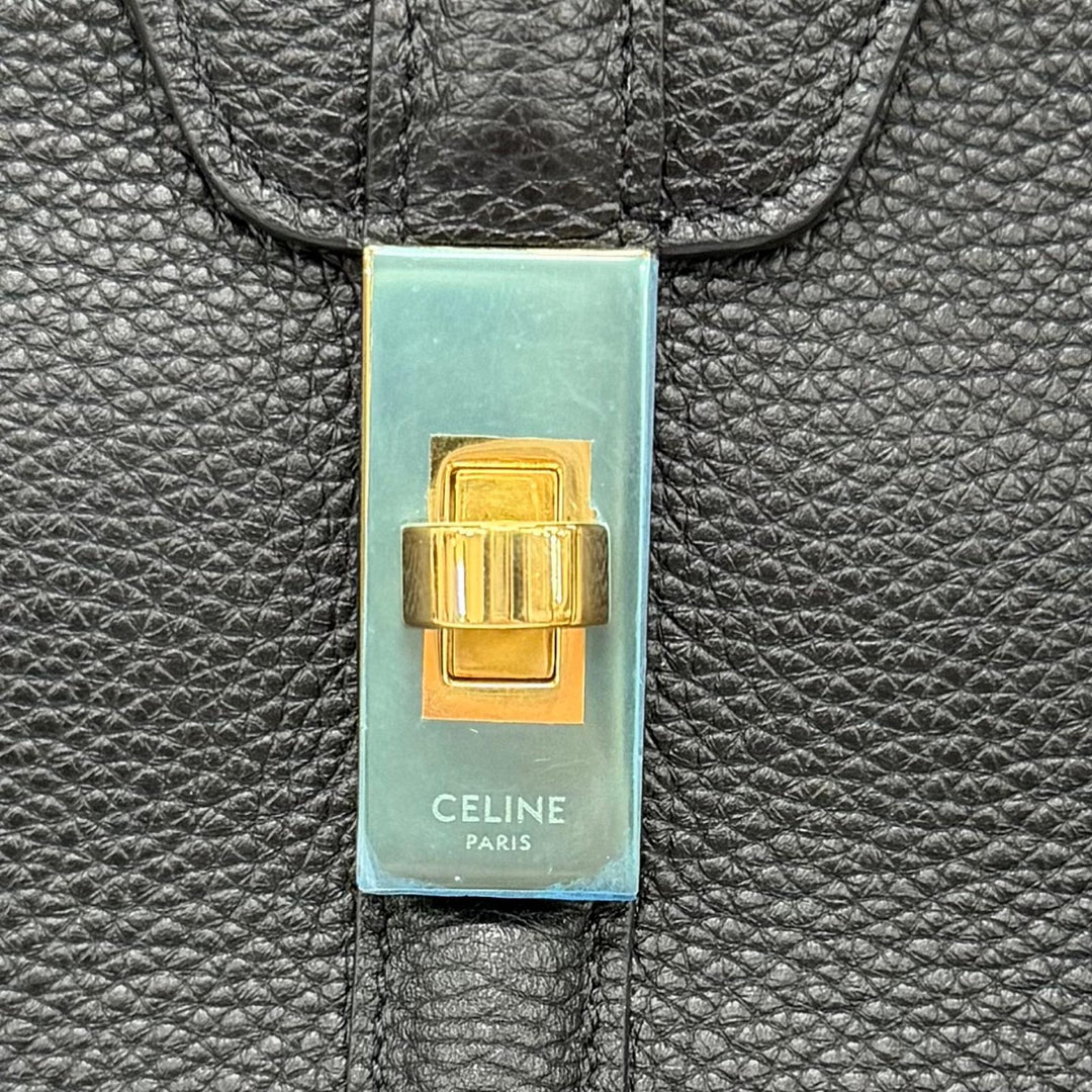 Excellent CELINE Classic 16 (Seize) Bag Medium Grained calfskin 2-way bag