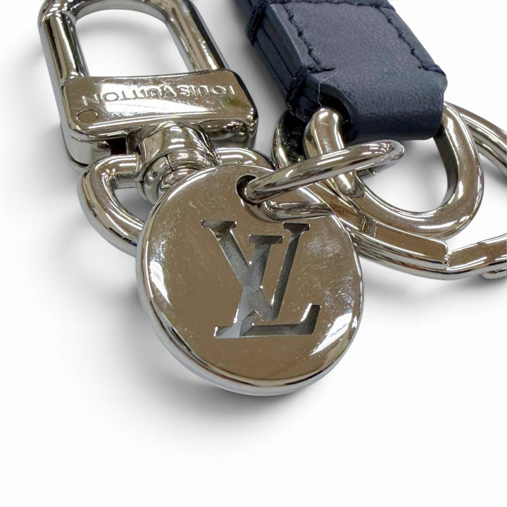 Excellent LOUIS VUITTON LV Slim Dragonne Keychain & Bag Charm Océan M03352