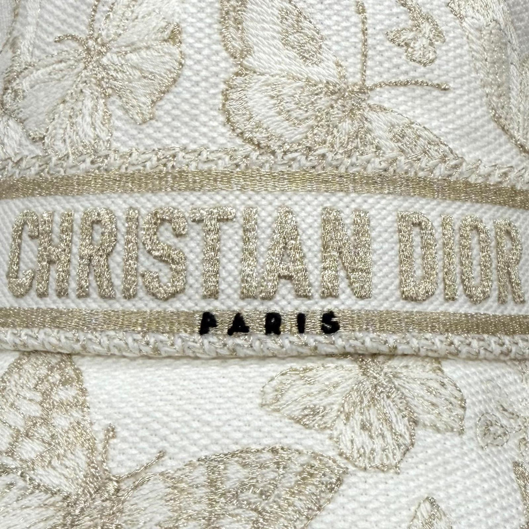 Pristine Christian Dior Toile de Jouy Embroidery Bucket Hat 57 41DTM923X131