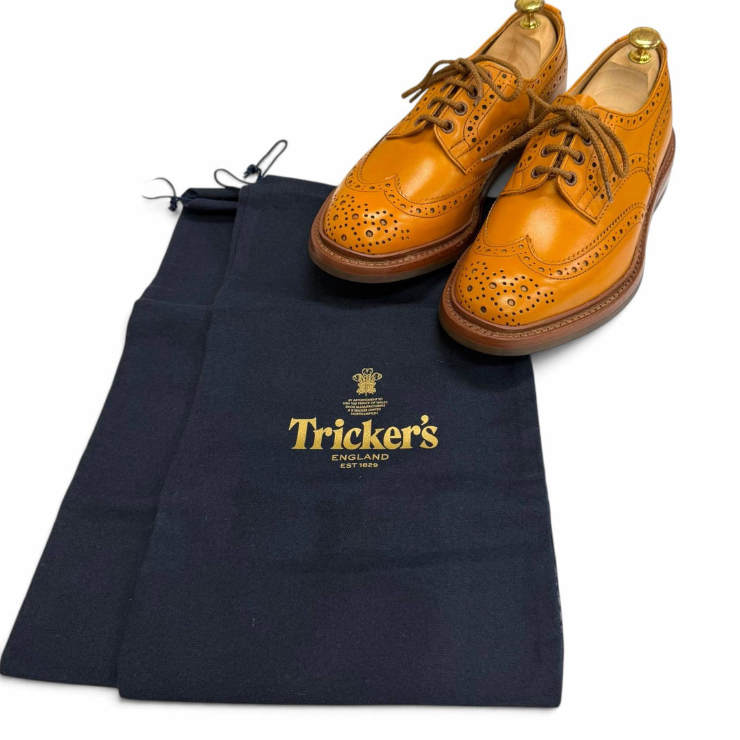 Pristine Tricker's Leather shoes Burton Wingtip full brogue
