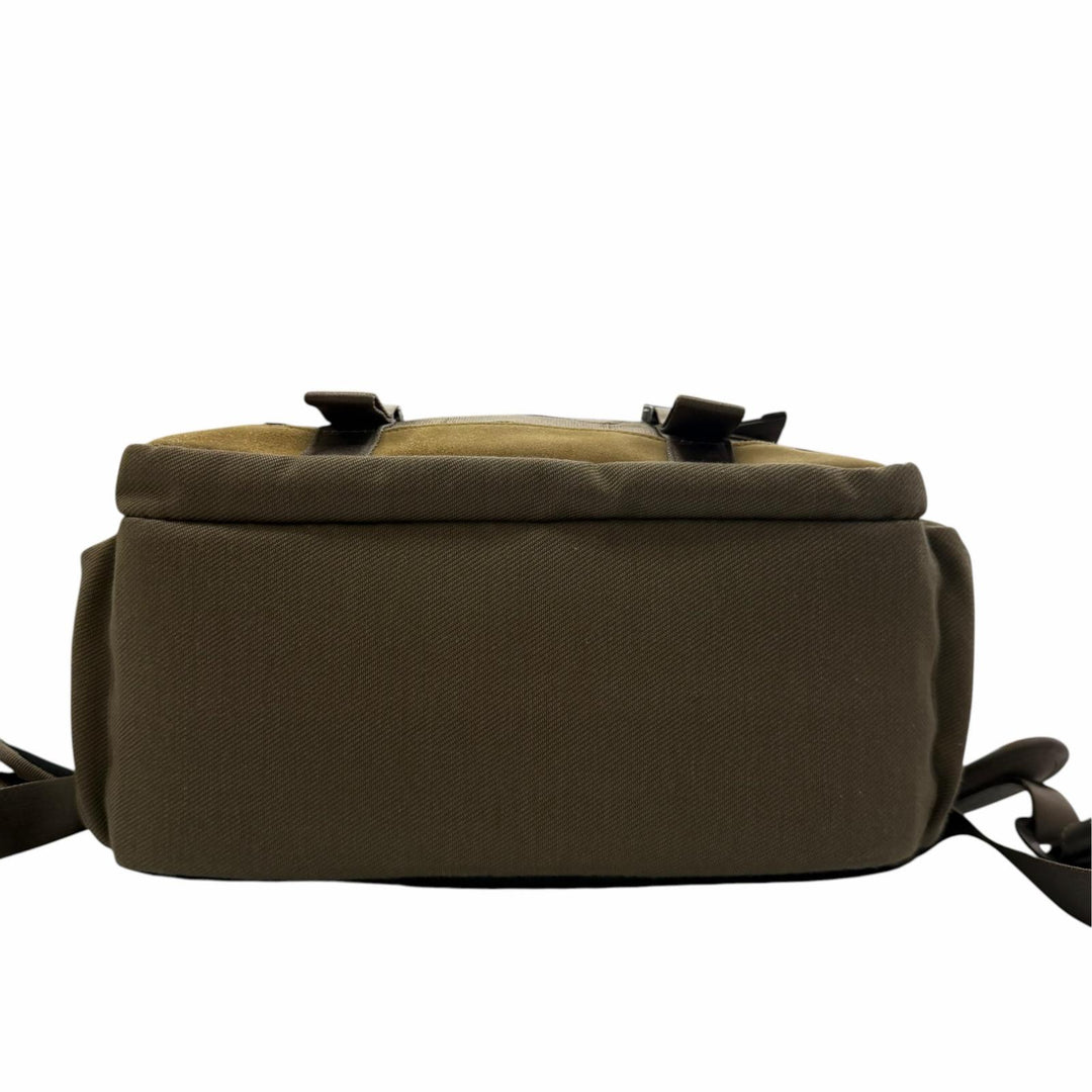 Excellent HUNTING WORLD Backpack Daypack Backpack khaki canvas mens