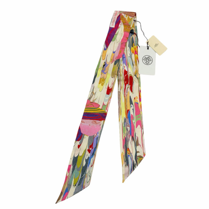 Pristine HERMES scarf Kyoto Marble Ex-Libris Marble Silk silk Women