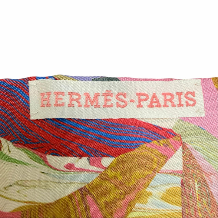 Pristine HERMES scarf Kyoto Marble Ex-Libris Marble Silk silk Women