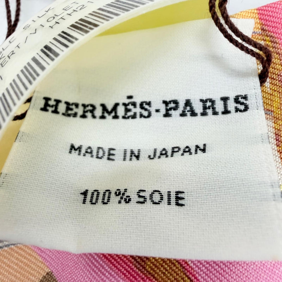Pristine HERMES scarf Kyoto Marble Ex-Libris Marble Silk silk Women
