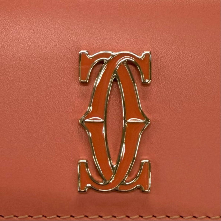Pristine Cartier Key holder Double C de Cartier 6-link leather CRL3001993