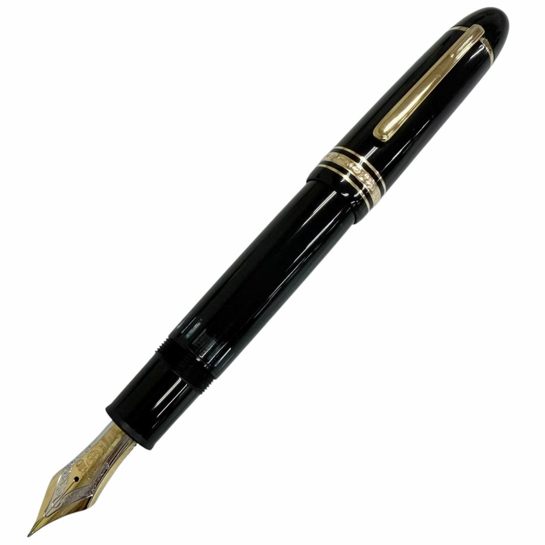 Great MONTBLANC fountain pen Meisterstück 149 black 18K mens