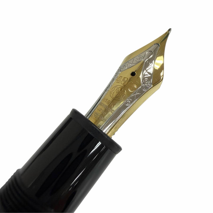 Great MONTBLANC fountain pen Meisterstück 149 black 18K mens