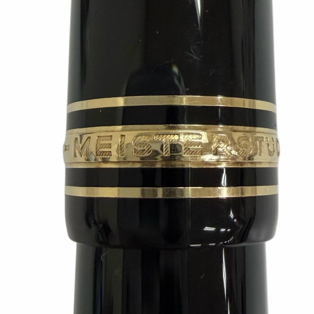 Great MONTBLANC fountain pen Meisterstück 149 black 18K mens