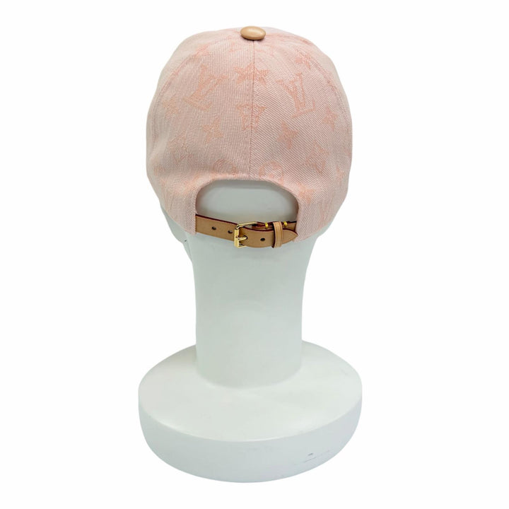 Excellent LOUIS VUITTON cap Cap Be My Cap Monogram pink cotton Women M77543