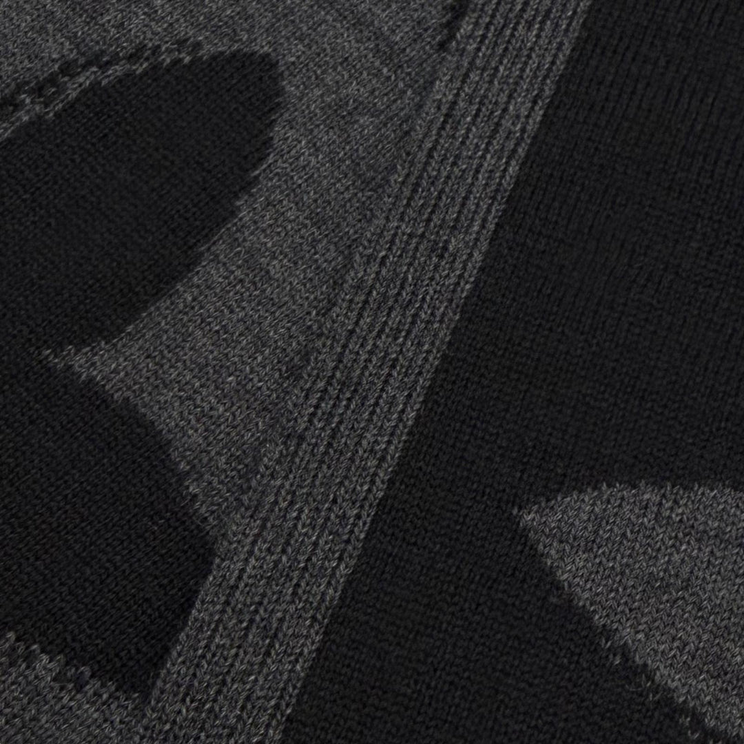 Excellent LOUIS VUITTON Scarf LV Galaxy Noir wool mens M93299