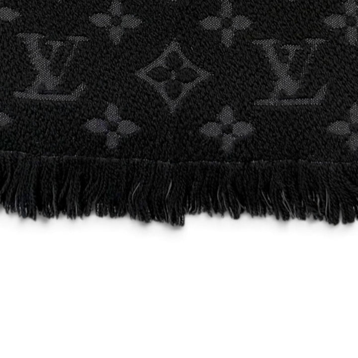 Great LOUIS VUITTON Scarf Esharp monogram classic wool mens M70520