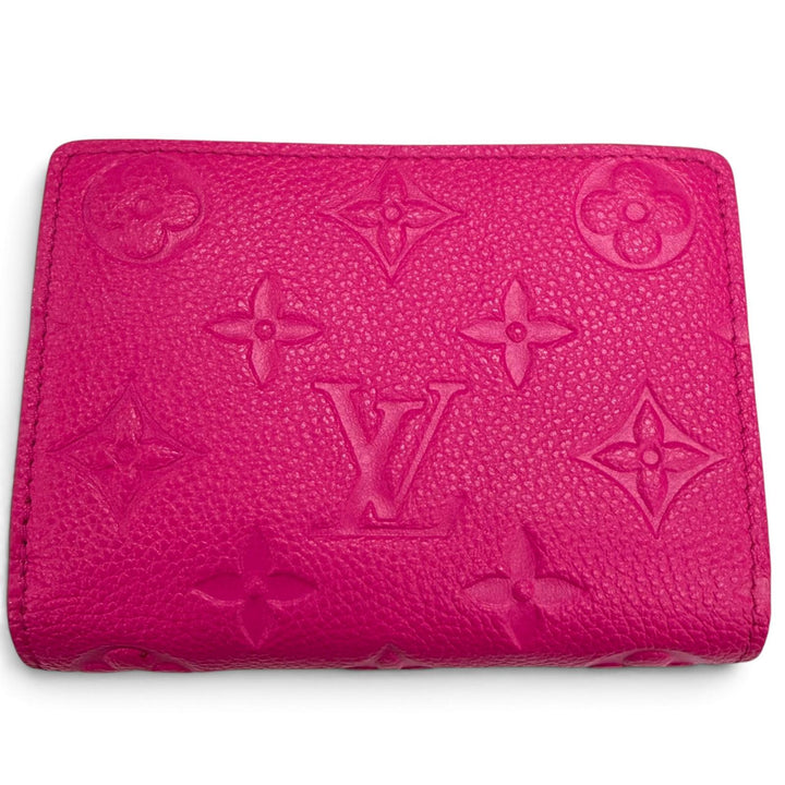 Excellent LOUIS VUITTON Bifold Wallet Portefeuille Clare Monogram Ann Platt