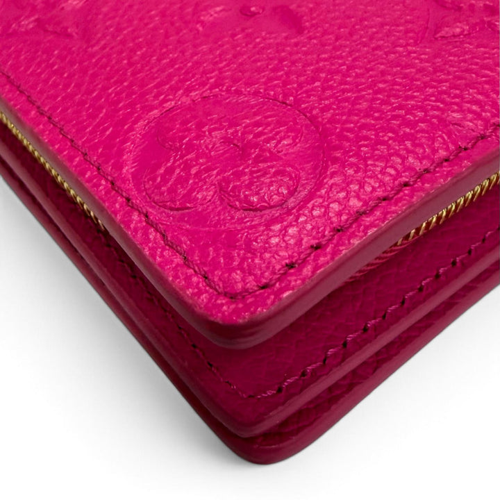 Excellent LOUIS VUITTON Bifold Wallet Portefeuille Clare Monogram Ann Platt