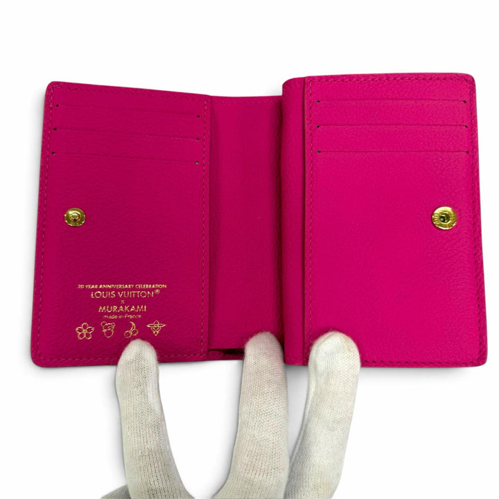 Excellent LOUIS VUITTON Bifold Wallet Portefeuille Clare Monogram Ann Platt