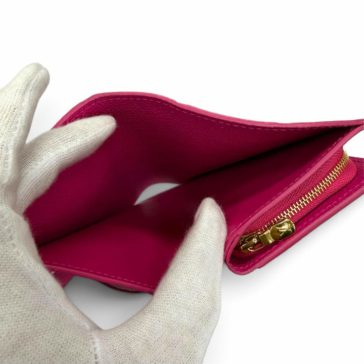 Excellent LOUIS VUITTON Bifold Wallet Portefeuille Clare Monogram Ann Platt