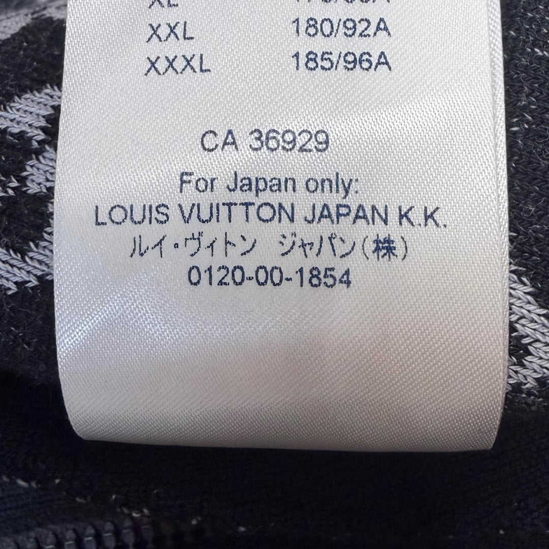 Excellent LOUIS VUITTON Blouson Monogram Reversible Track Top Zip-Up Jacket M