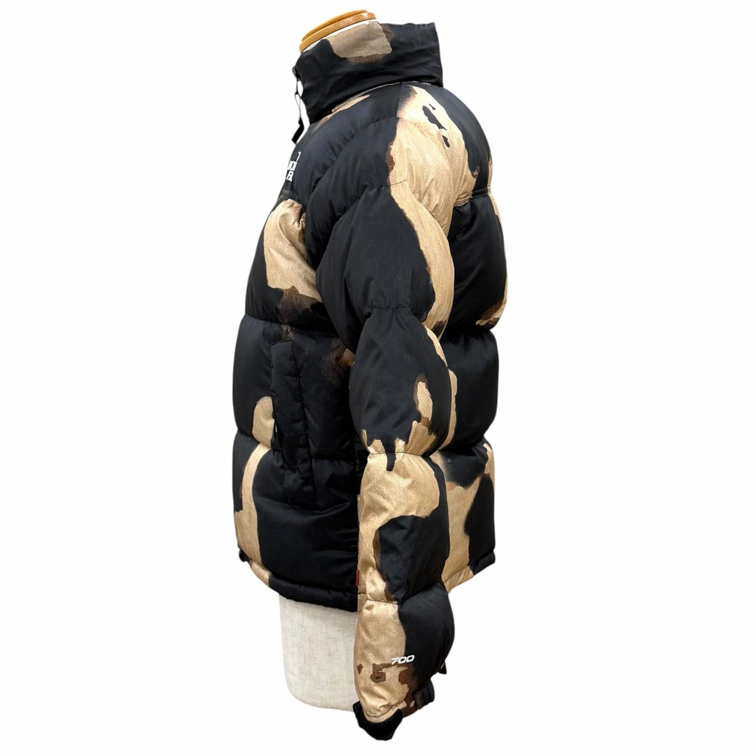 Excellent Supreme THE NORTH FACE Denim print Nuptse jacket Nylon S ND52100I