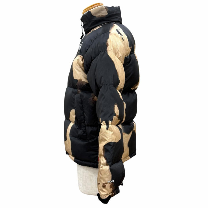 Excellent Supreme THE NORTH FACE Denim print Nuptse jacket Nylon S ND52100I
