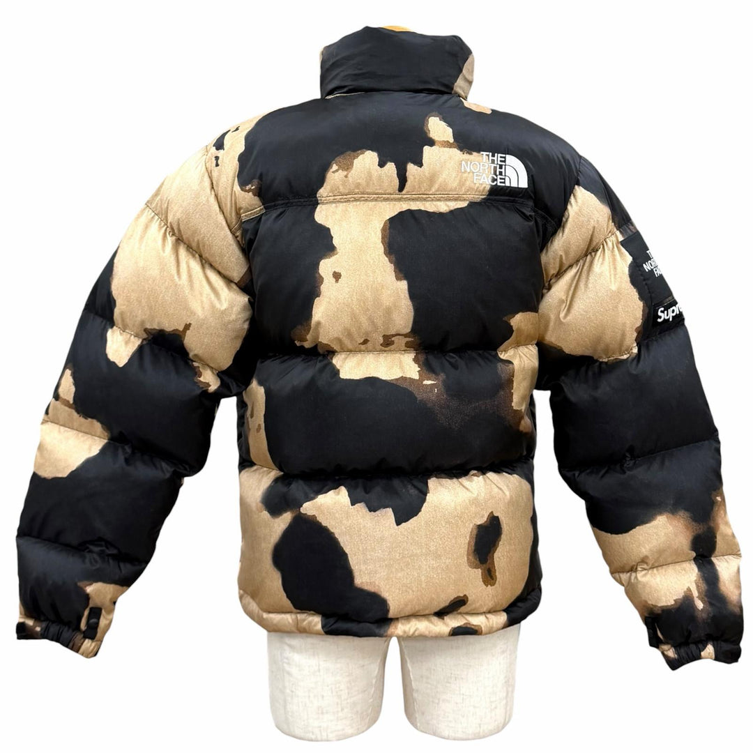 Excellent Supreme THE NORTH FACE Denim print Nuptse jacket Nylon S ND52100I
