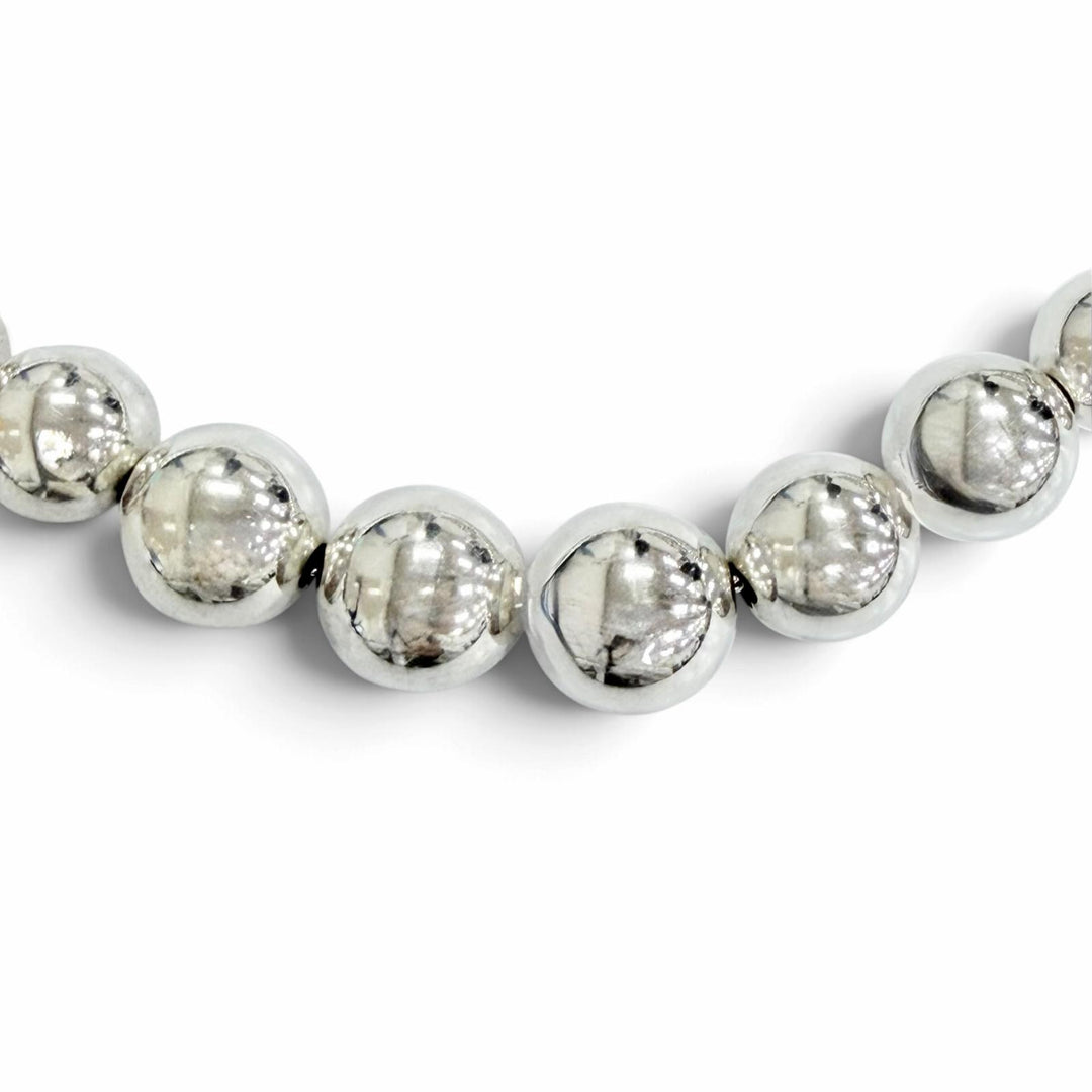 Great TIFFANY&Co. Necklace Granged Ball Necklace Silver 925 Women