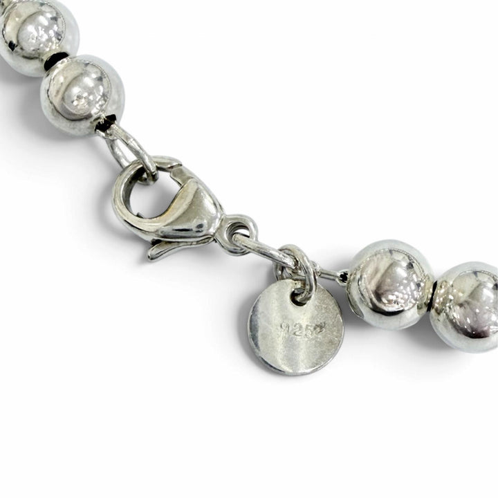 Great TIFFANY&Co. Necklace Granged Ball Necklace Silver 925 Women