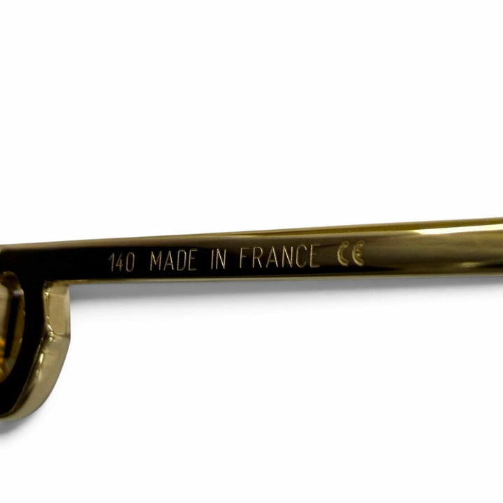 Pristine Cartier sunglasses Trinity Cats eye gold Women CT01555