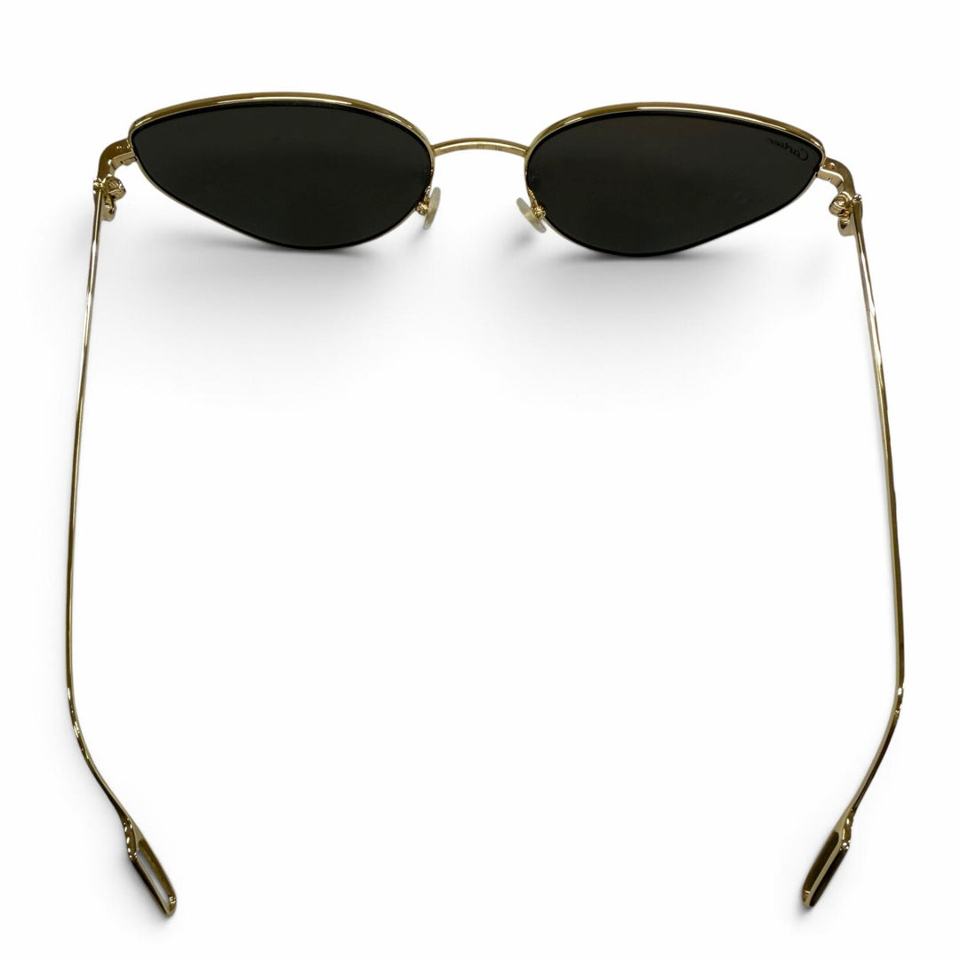 Pristine Cartier sunglasses Trinity Cats eye gold Women CT01555