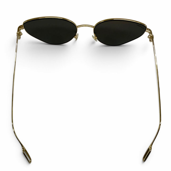 Pristine Cartier sunglasses Trinity Cats eye gold Women CT01555