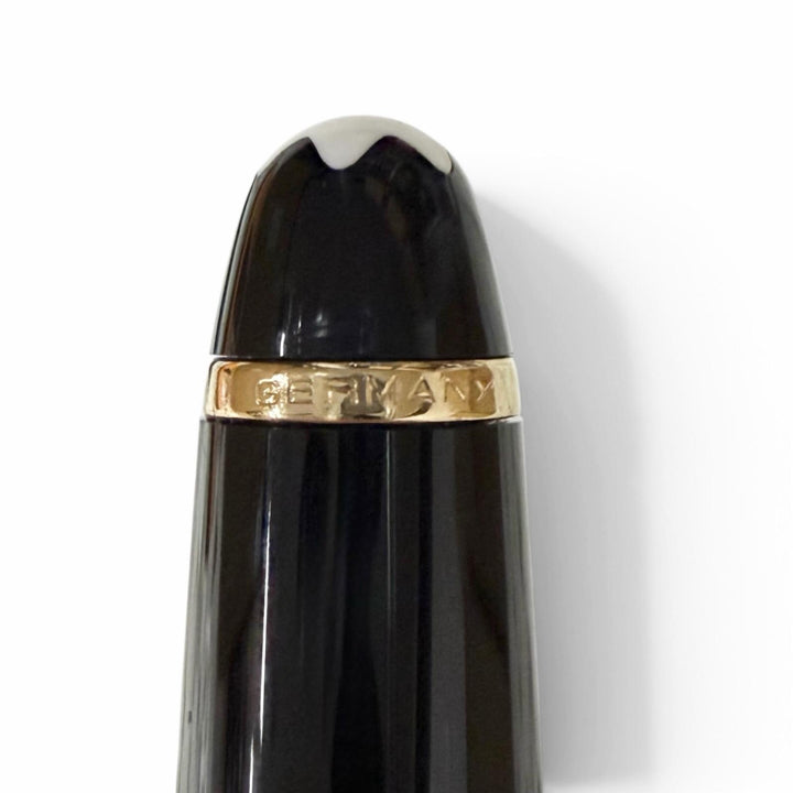 Great MONTBLANC fountain pen Meisterstück Classic Cap type black 14K mens