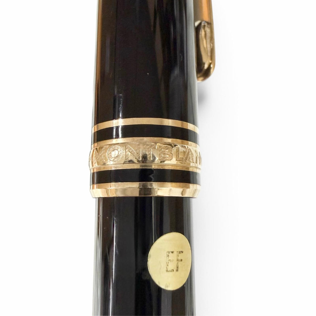 Great MONTBLANC fountain pen Meisterstück Classic Cap type black 14K mens
