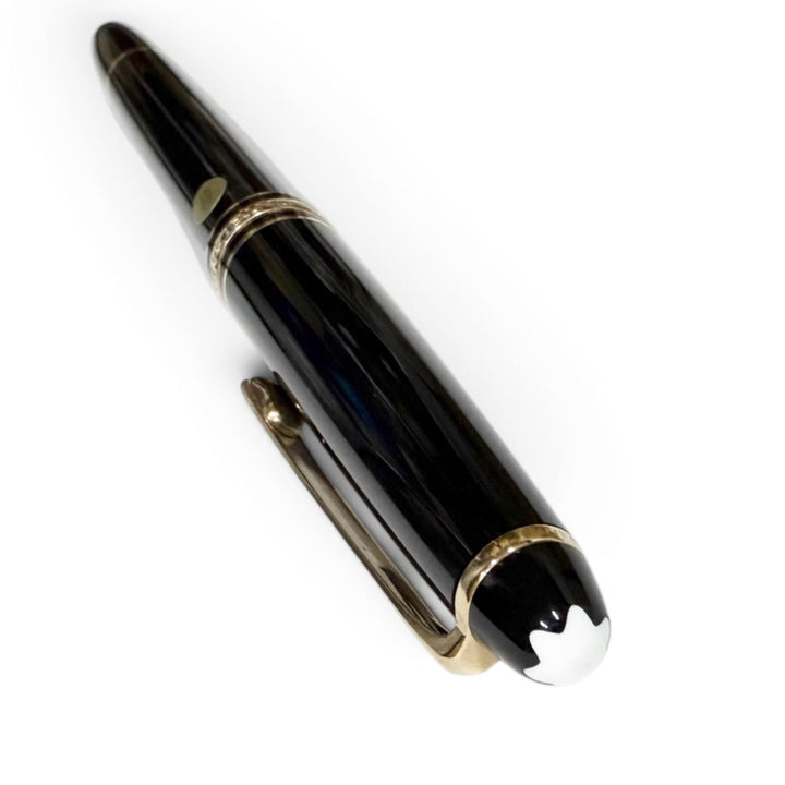 Great MONTBLANC fountain pen Meisterstück Classic Cap type black 14K mens
