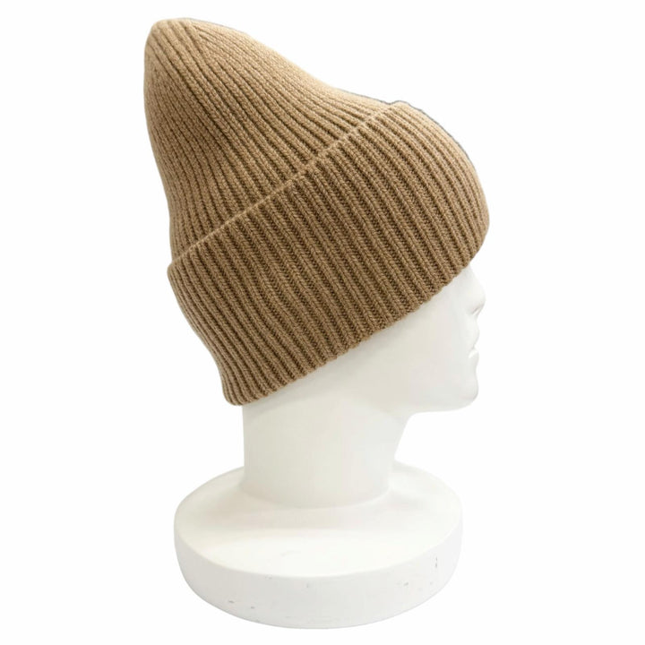 Great LOUIS VUITTON Knit cap Bonnet LV Ahead Knit hat Brown cashmere M77041