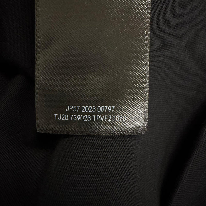 Excellent BALENCIAGA Short sleeve T-shirt Layered Sports logo Tee black