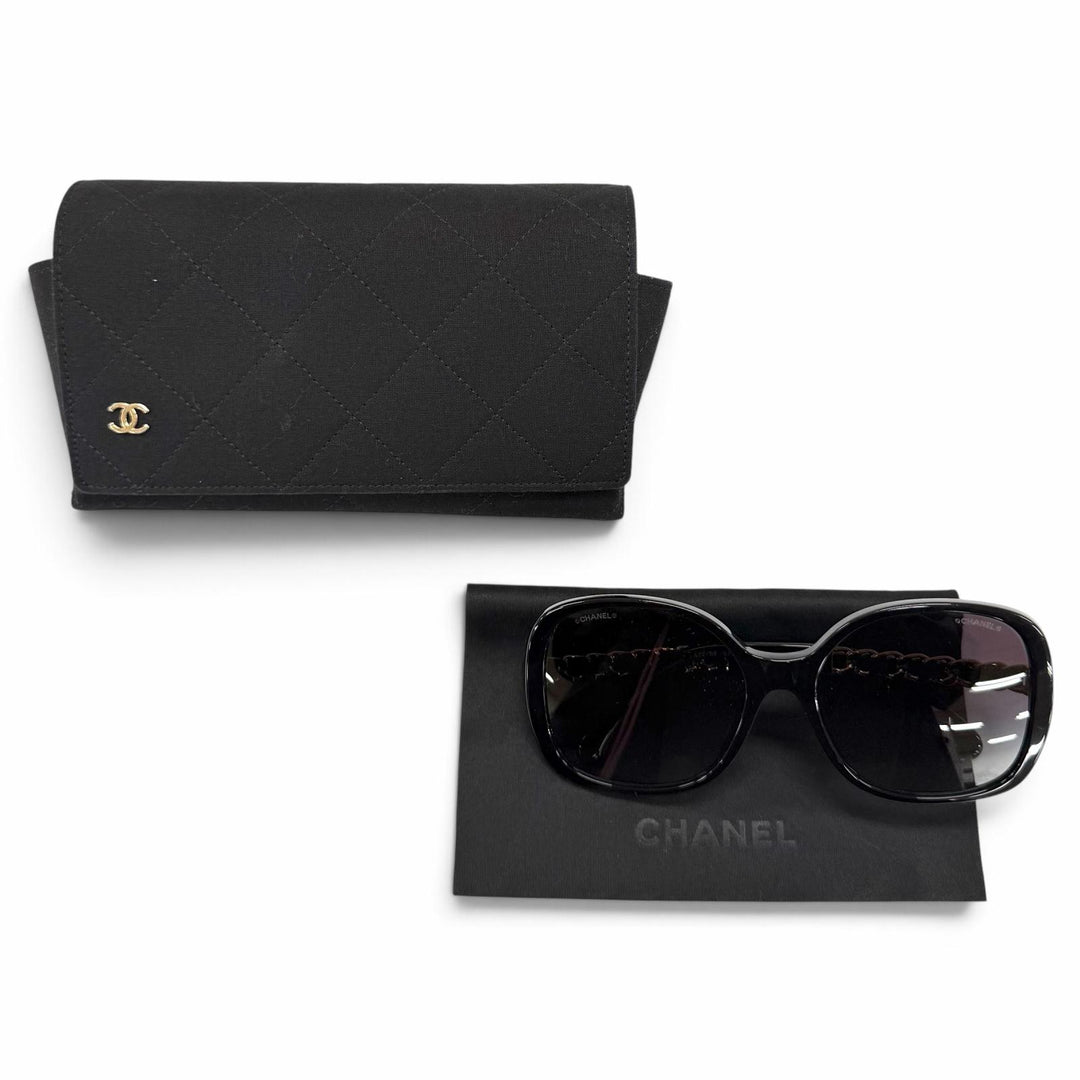 Great CHANEL sunglasses COCO Mark Side Chain Design Gradient Lenses 5470-Q-A