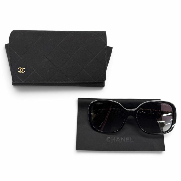 Great CHANEL sunglasses COCO Mark Side Chain Design Gradient Lenses 5470-Q-A