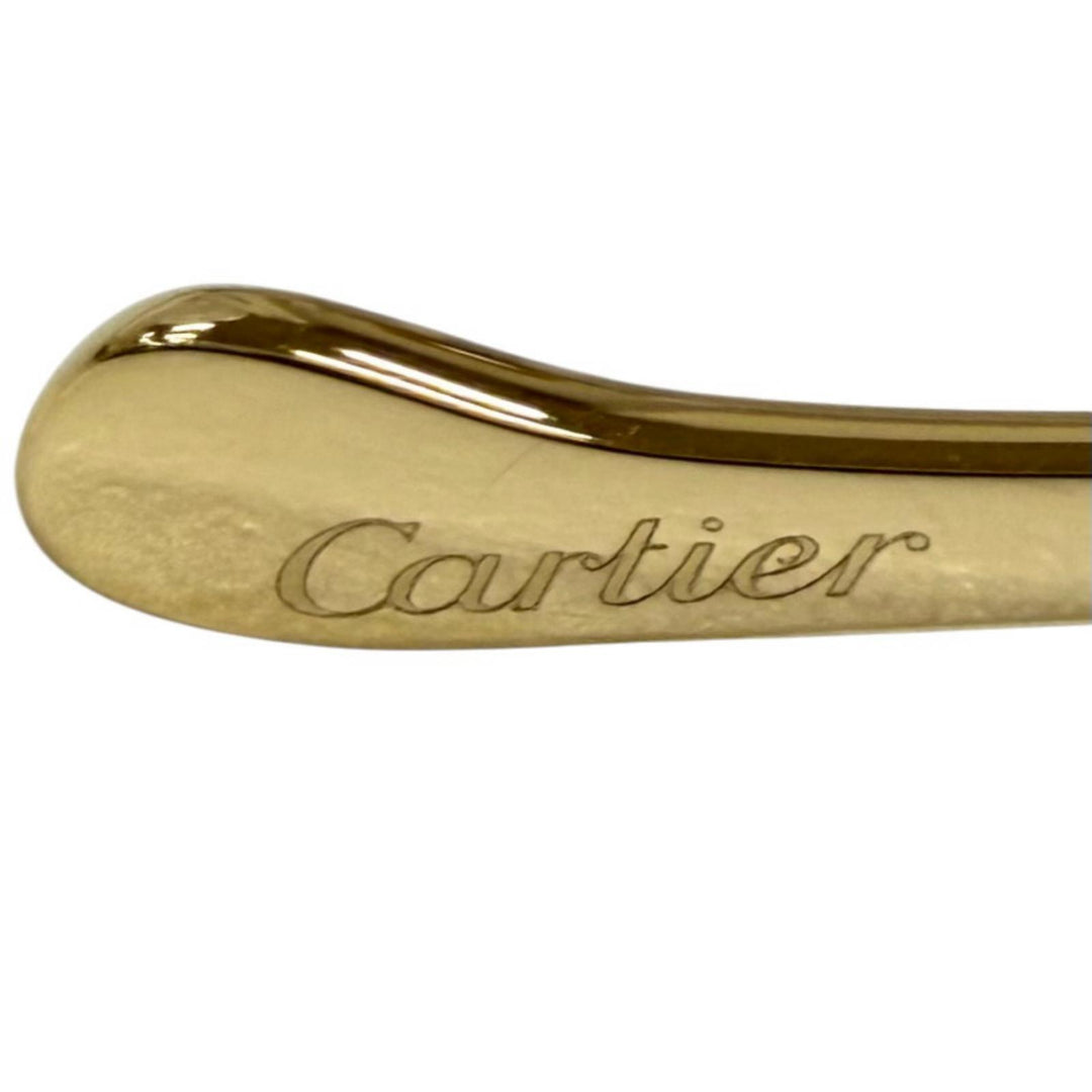 Excellent Cartier Glasses PANTHERE Rimless Two-Point Glasses gold Women