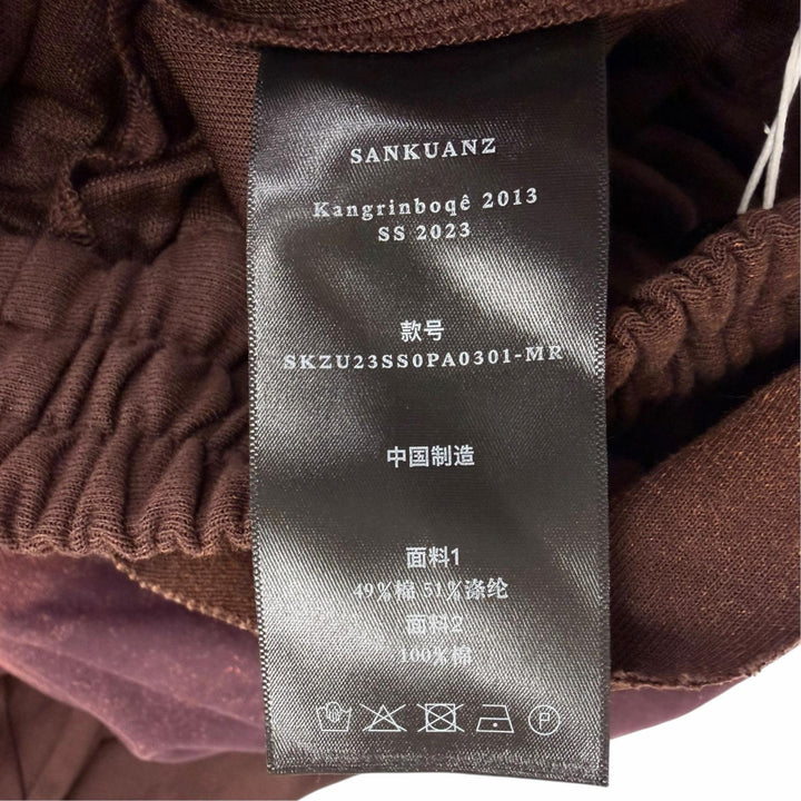 Pristine SANKUANZ Pants Skeleton Print Deconstructed Sweat pants Bone Sweat