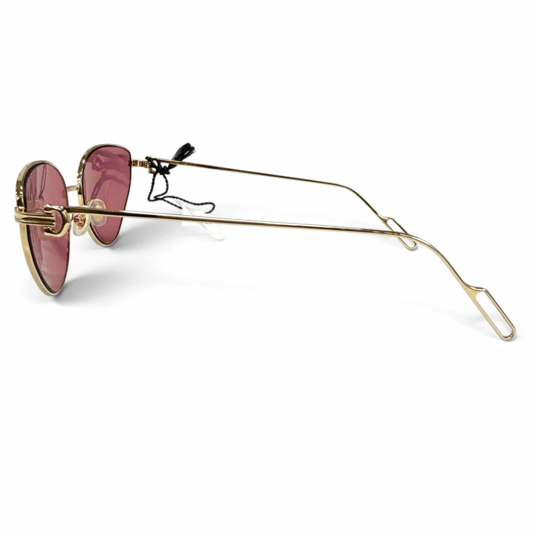 Pristine Cartier Glasses Première de Cartier 2C Decor Cat's Eye Red CT0155S
