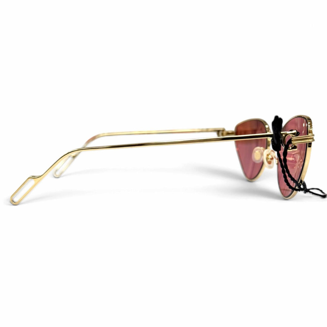 Pristine Cartier Glasses Première de Cartier 2C Decor Cat's Eye Red CT0155S