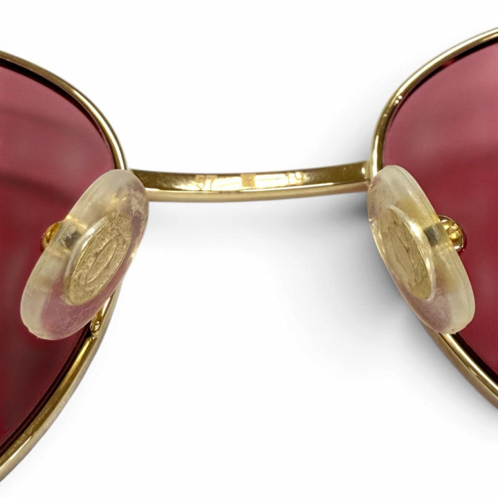Pristine Cartier Glasses Première de Cartier 2C Decor Cat's Eye Red CT0155S