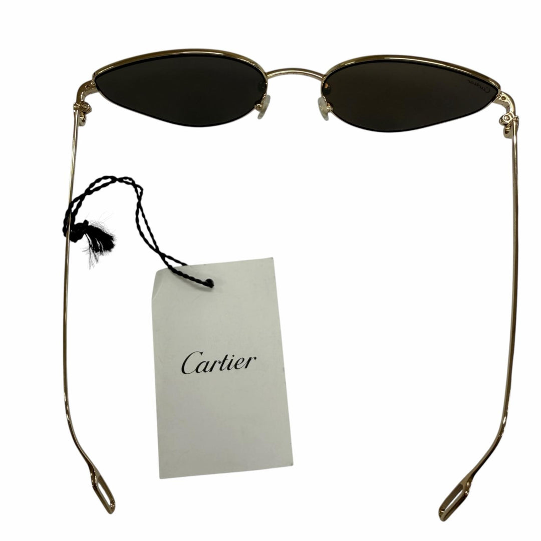 Pristine Cartier sunglasses Trinity 2C Decor Cat's Eye gold Women CT0155S