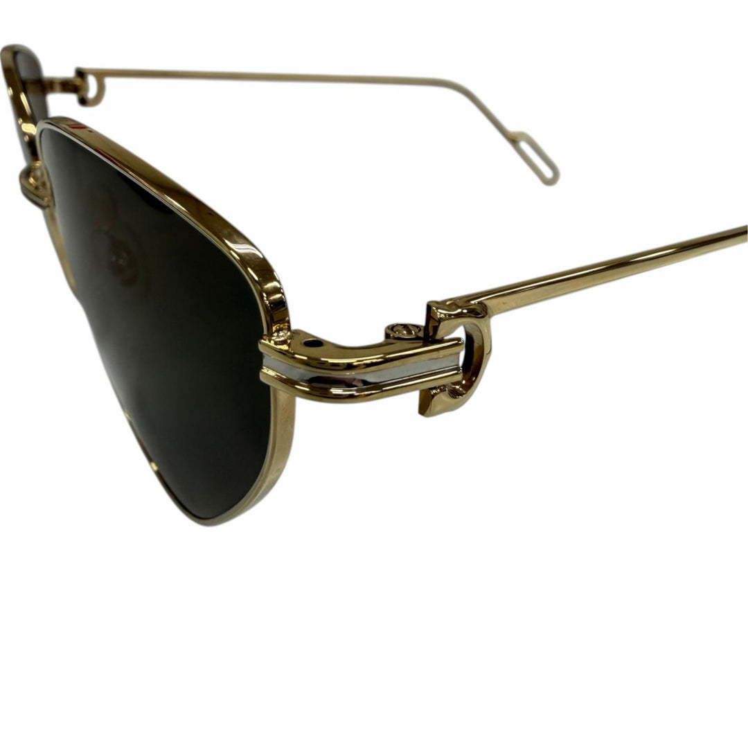 Pristine Cartier sunglasses Trinity 2C Decor Cat's Eye gold Women CT0155S