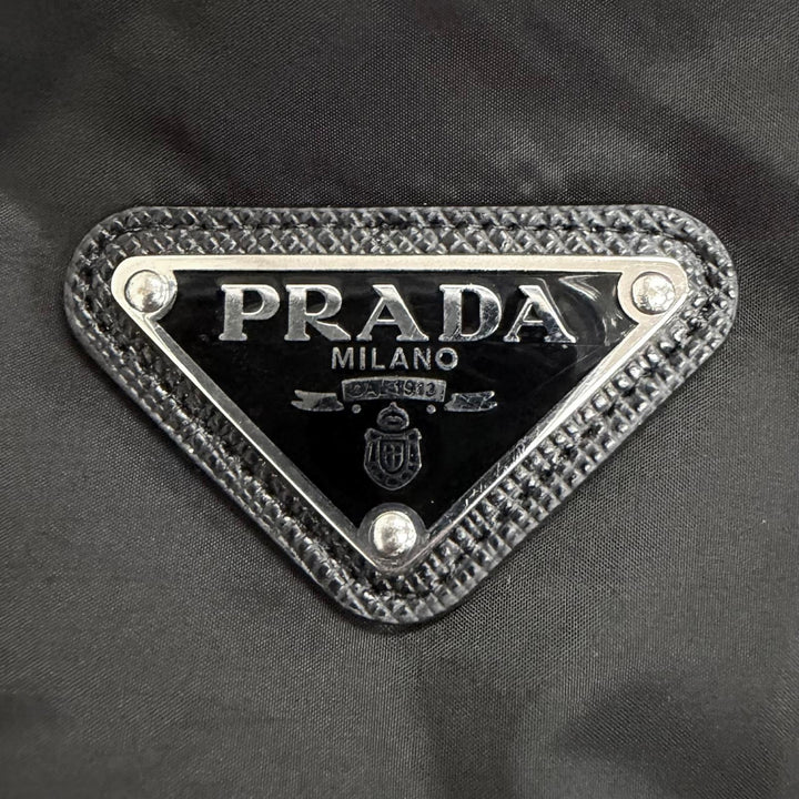 Excellent PRADA Blouson Reversible Padded Jacket Triangle