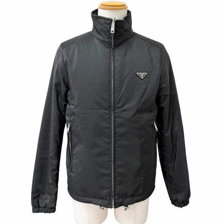 Excellent PRADA Blouson Reversible Padded Jacket Triangle