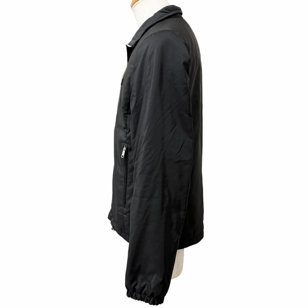 Excellent PRADA Blouson Reversible Padded Jacket Triangle