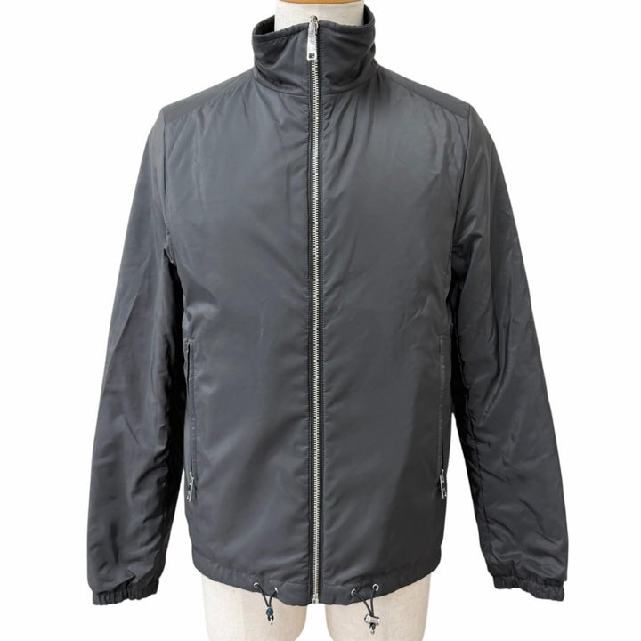 Excellent PRADA Blouson Reversible Padded Jacket Triangle