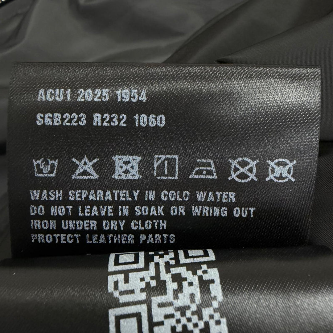 Excellent PRADA Blouson Reversible Padded Jacket Triangle