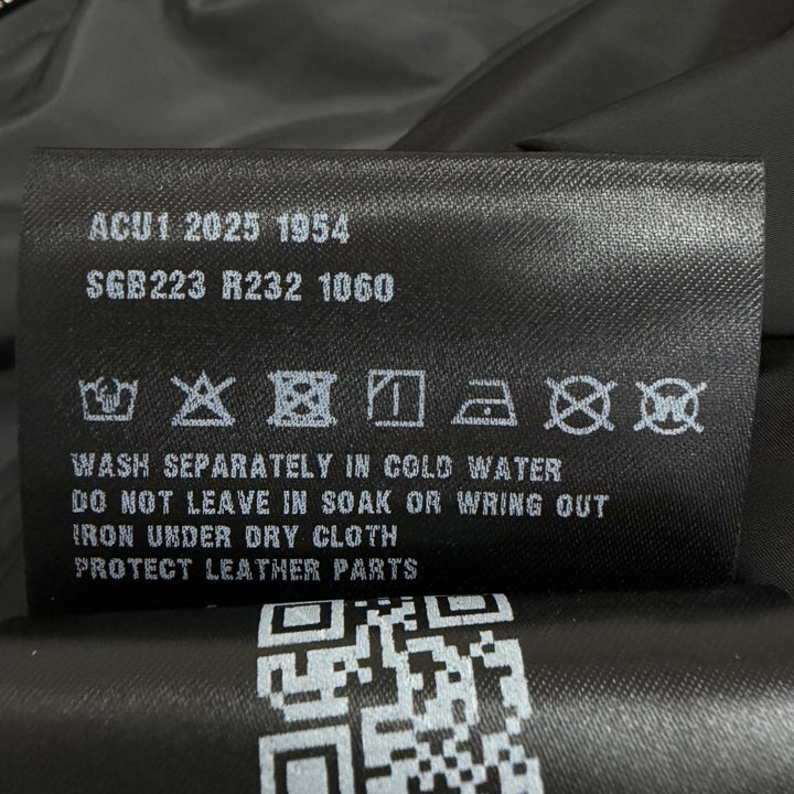 Excellent PRADA Blouson Reversible Padded Jacket Triangle