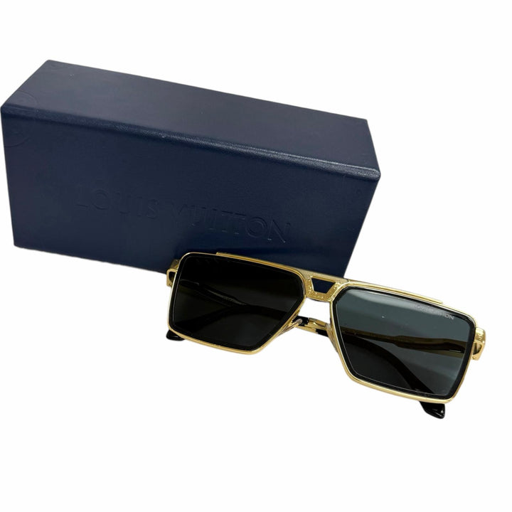 Very Good LOUIS VUITTON Sunglasses - 1.1 Evidence Metal Square gold