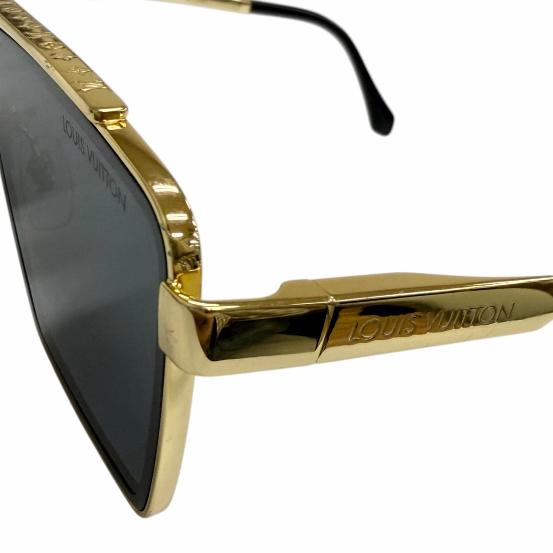 Very Good LOUIS VUITTON Sunglasses - 1.1 Evidence Metal Square gold